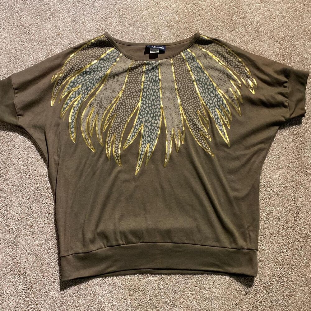Vintage K.T. Sports graphic top
